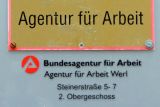„Agentur für Arbeit“ (Arbeitsamt) in Werl ARCHIVFOTO: ANDREAS DUNKER