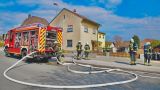 Brand sorgt für Vollsperrung der Bundesstraße
