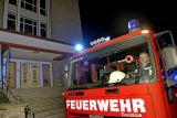 Feuerwehrmänner im Frauenkloster im Einsatz