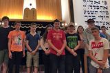 Sekundarschüler besuchen die Synagoge der jüdischen Gemeinde in Dortmund