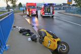 Verunglückter Rollerfahrer nicht lebensgefährlich verletzt