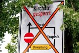 Kirch- und Nordstraße vier Wochen lang teilweise gesperrt