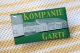 Anstecknadel "Kompanie Garte" als Erinnerung an Traditionsgastronomie