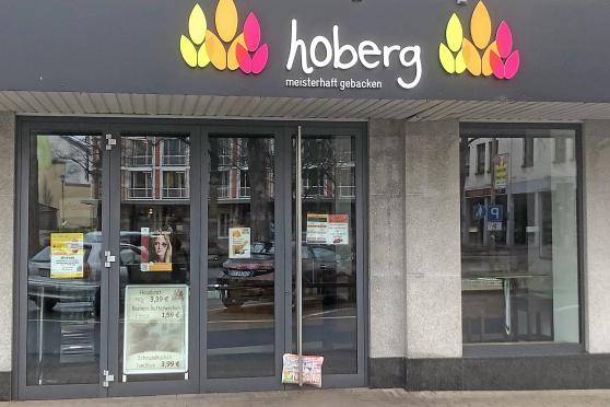 Bäckerei-Filiale Hoberg an der Hauptstraße in Wickede FOTO: ANDREAS DUNKER