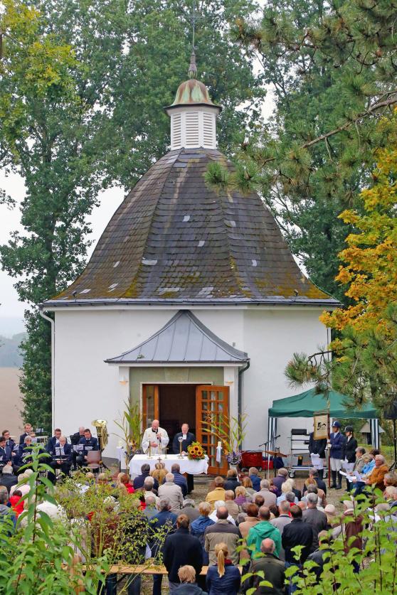 Ökumenischer Erntedank-Gottesdienst an der Bergkapelle FOTO: ANDREAS DUNKER