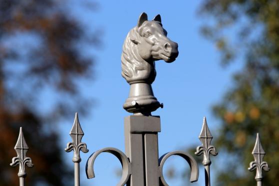 Schmiedeeisernes Tor am Eingang zum Beringhof ARCHIVFOTO: ANDREAS DUNKER