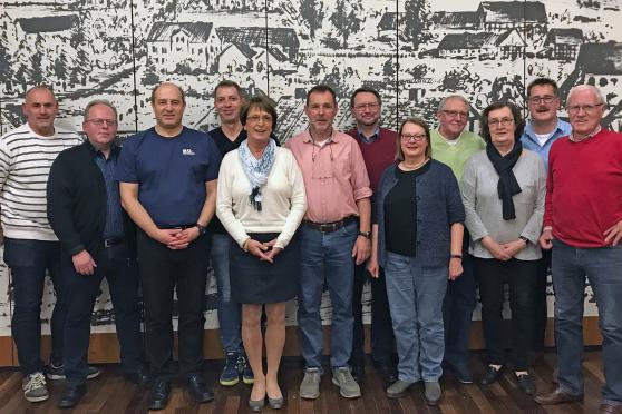 Die Mitglieder der Bürgergemeinschaft (BG) bei ihrer Jahreshauptversammlung im Bürgerhaus in Wickede FOTO: BG