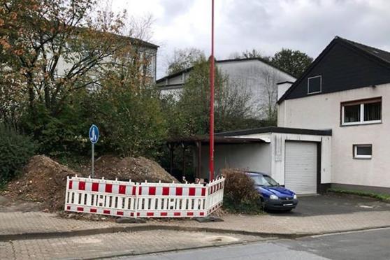Der POP-Standort in Echthausen neben dem Feuerwehr-Gerätehaus an der Weststraße FOTO: CHRISTIAN HERING