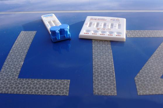 Mit einem Drogenvortest ist ein erster Nachweis schnell möglich SYMBOLFOTO: KREISPOLIZEIBEHÖRDE SOEST