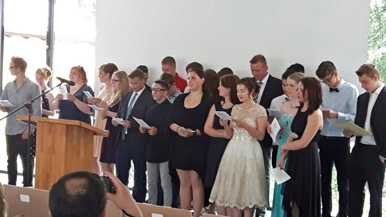 Entlassfeier des 10. Jahrgangs der Gerken-Hauptschule in Wickede FOTO: PRIVAT