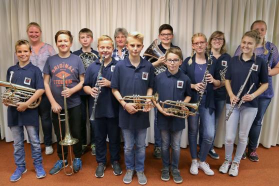 Die "Blue Stars" – der Nachwuchs des Feuerwehr-Musikzuges ARCHIVFOTO: ANDREAS DUNKER