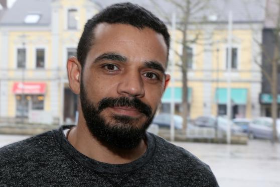 Neuer Flüchtlingsbetreuer der Gemeinde Wickede (Ruhr): der 32-jährige Ägypter und Flüchtling Ehab Fakhoury FOTO: ANDREAS DUNKER