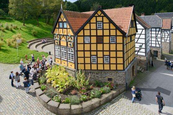 Ein Fachwerkhaus im Freilichtmuseum in Hagen FOTO: FREILICHTMUSEUM HAGEN