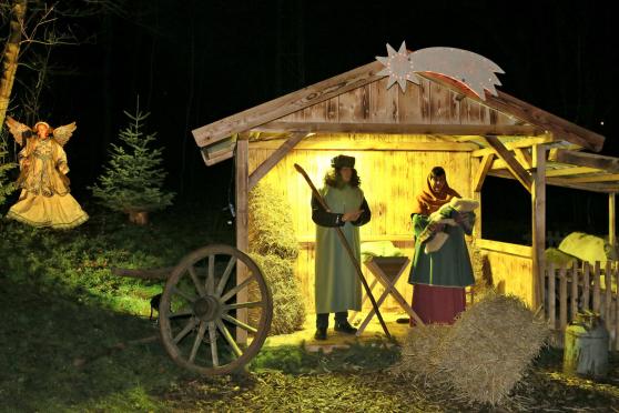 Bereits in der Vergangenheit gab es eine "Wickeder Wald-Weihnacht" in der Erbke. Der Besuch und der Anklang damals waren mäßig. Nun gibt es ein neues Konzept der Kommune, welches dem sonst üblichen traditionellen Weihnachtsmarkt in der Ortsmitte ähnelt. ARCHIVFOTO: ANDREAS DUNKER