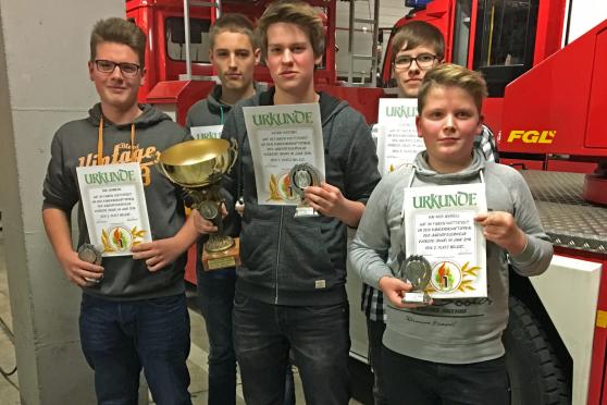 Ehrungen fürs kameradschaftliche Engagement FOTO: FEUERWEHR