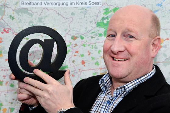 Christoph Hellmann, Breitband-Koordinator des Kreises Soest FOTO: KREIS SOEST / THOMAS WEINSTOCK