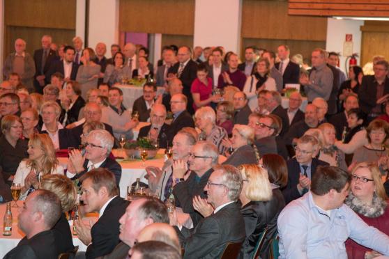 Die Gäste des Neujahrsempfang im Bürgerhaus FOTO: ANDREAS DUNKER