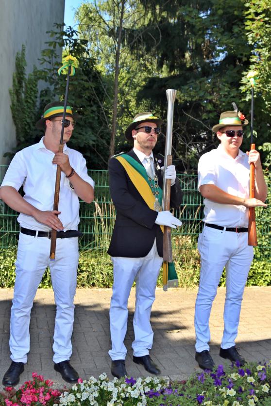 Jungschützenkönig Mathias Szafraniec von der Schützenbruderschaft St. Johannes Wickede und Wiehagen FOTO: ANDREAS DUNKER