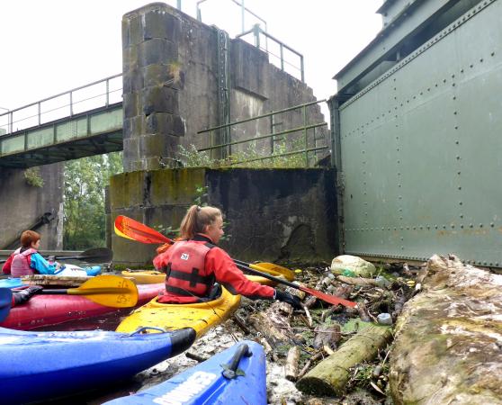 Ruhrsäuberungsaktion des Kanu-Clubs Wickede (Ruhr) FOTOS: KANU-CLUB WICKEDE