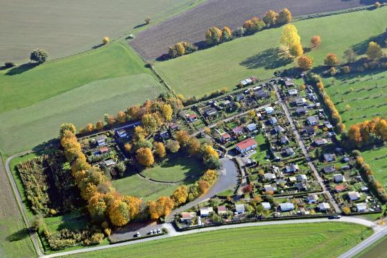 Luftaufnahme von der Kleingartenanlage "Zum Ruhrblick" in Wiehagen ARCHIVFOTO: ANDREAS DUNKER / WWW.NRW-IMAGE.DE