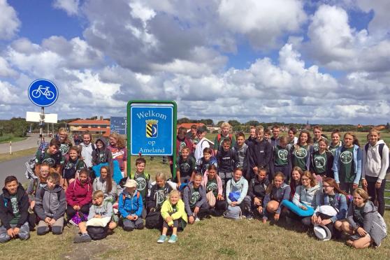 Nach der Ankunft auf Ameland FOTO: INGO VELMER
