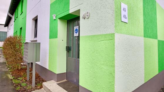 Die kommunale Obdachlosen-Unterkunft an der Erlenstraße in Wickede FOTO: ANDREAS DUNKER