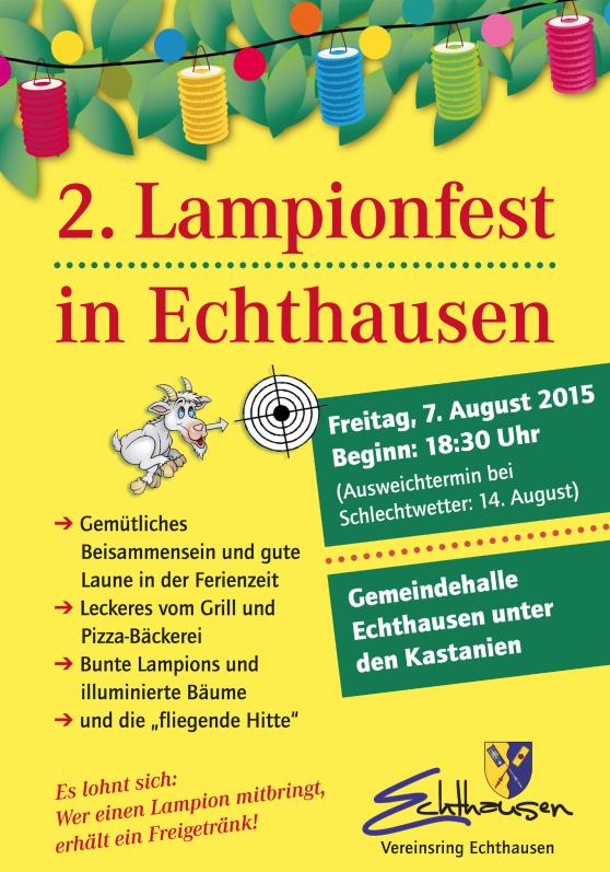 PLAKAT: VEREINSRING ECHTHAUSEN