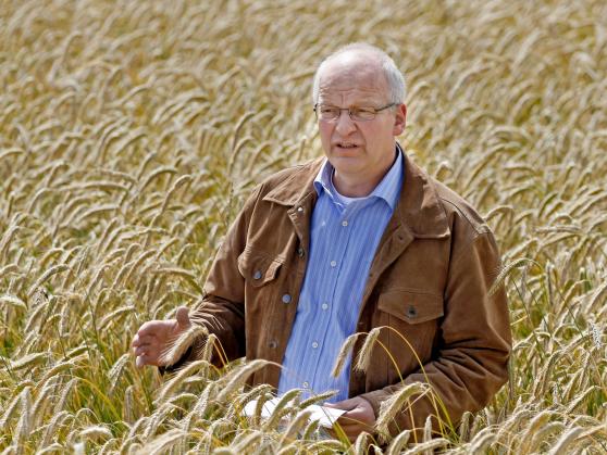 Josef Lehmenkühler, Vorsitzender des landwirtschaftlichen Kreisverbandes Soest FOTO: ANDREAS DUNKER