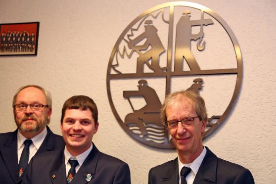 Reinold Kirch, Julian Kirch und Detlef Carrie (von links) FOTO: ANDREAS DUNKER