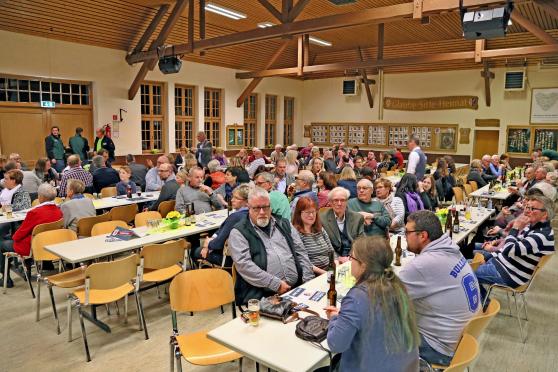 Blick ins Publikum: die Zuhörer beim Frühlingskonzert 2018 des Musikvereins Echthausen FOTO: ANDREAS DUNKER