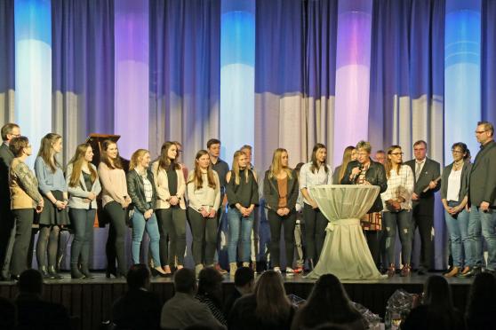 Sportler-Ehrung beim Neujahrsempfang der Gemeinde Wickede (Ruhr) FOTO: ANDREAS DUNKER