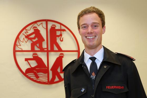 Feuerwehr-Sprecher Philipp Pantel FOTO: ANDREAS DUNKER