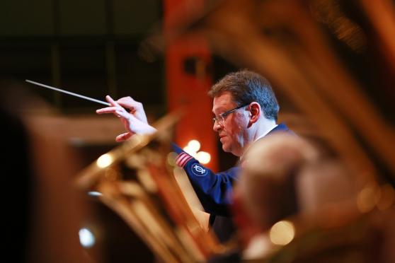 Dirigent Michael Rebein FOTO: SCHÜTZENBRUDERSCHAFT ST. JOHANNES WICKEDE - WIEHAGEN