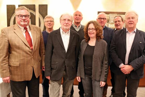 Der amtierende Vorstand der SGV-Abteilung Echthausen FOTO: ANDREAS DUNKER