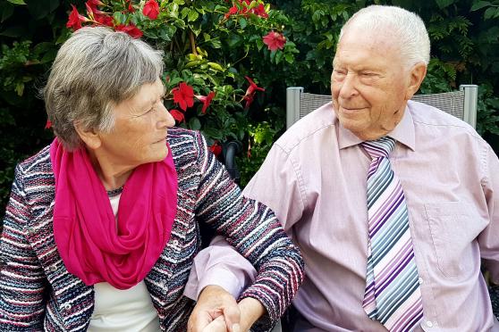 Diamantene Hochzeit: Hildegard (geb. Pahnke, 82) und Franz Schmelzer (86) FOTO: PRIVAT