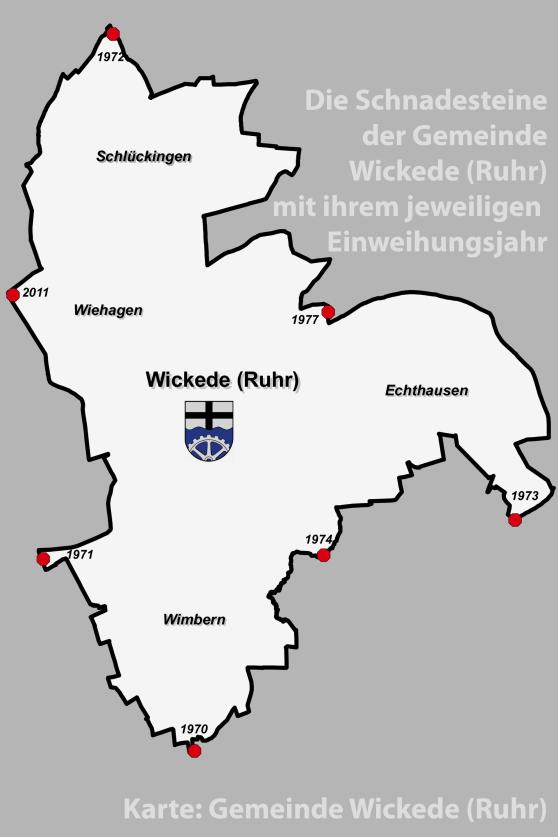 Karte: Gemeinde Wickede (Ruhr)