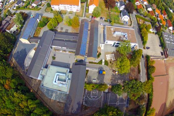 Die Sekundarschule im Hövel LUFTBILD: ANDREAS DUNKER