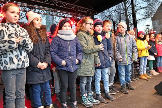 Bethlehem-Rap der Drittklässler der Melanchthon-Grundschule. FOTO: ANDREAS DUNKER