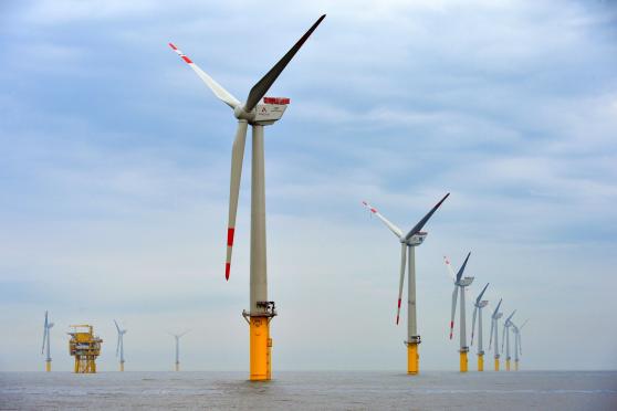 Hochsee-Windpark in der Nähe der Nordsee-Insel Borkum SYMBOLFOTO: STADTWERKE FRÖNDENBERG