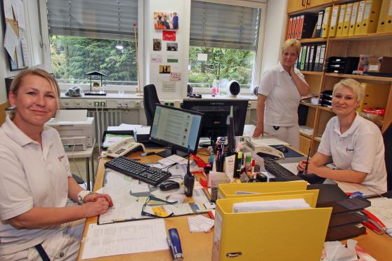 Sanitätsdienst in der ZUE in Wimbern ARCHIVFOTO: ANDREAS DUNKER