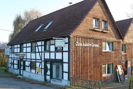 Baumaßnahmen an der ehemaligen Gaststätte „Zum kühlen Grund“ in Wimbern FOTO: ANDREAS DUNKER