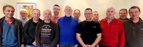 Die „Alten Herren“ des TuS Echthausen bei ihrer Jahreshauptversammlung im Gasthaus Schulte FOTO: ANDREAS DUNKER