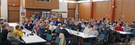 Jahreshauptversammlung des Angelsportvereins (ASV) "Ruhrtal" im Bürgerhaus in Wickede FOTO: ANDREAS DUNKER