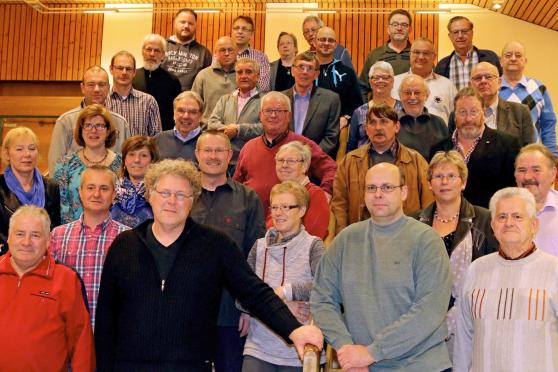 Die geehrten Blutspender FOTO: ANDREAS DUNKER