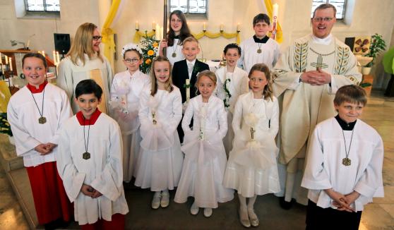 Erstkommunion in Echthausen 2015 FOTO: ANDREAS DUNKER