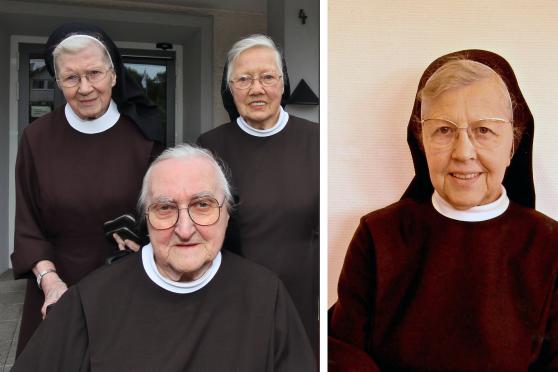 Die letzten vier Olper Franziskanerinnen in Wickede FOTO: ANDREAS DUNKER / PRIVAT