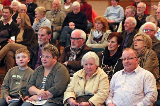 Rund neunzig Interessierte verfolgten den Vortrag. FOTO: ANDREAS DUNKER