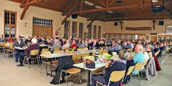 Frühlingskonzert in der Echthausener Gemeindehalle: Blick ins Publikum FOTO: ANDREAS DUNKER
