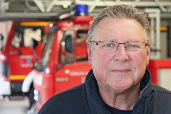 Stellvertretender Wehrführer Herbert Schreiber FOTO: ANDREAS DUNKER