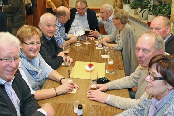 Mitglieder der SGV-Abteilung Echthausen bei der Jahreshauptversammlung im Gasthof Schulte FOTO: ANDREAS DUNKER